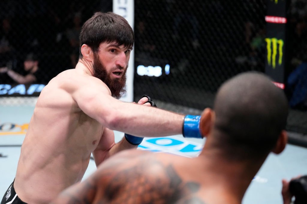Magomed Ankalaev đánh bại Thiago Santos sau 5 hiệp giằng co - Ảnh 1.