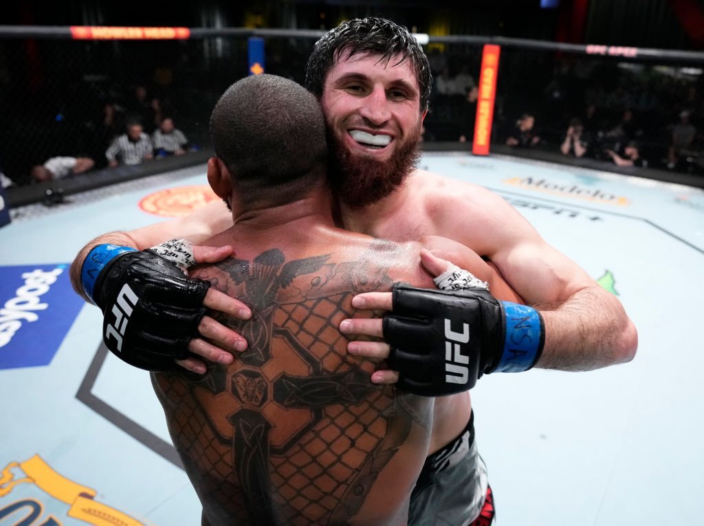 Magomed Ankalaev đánh bại Thiago Santos sau 5 hiệp giằng co - Ảnh 3.