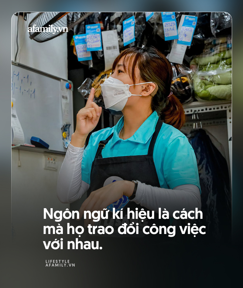 &quot;Tiệm giặt là của người Điếc&quot; tại Hà Nội, nơi mà con người ta giao tiếp với nhau một cách chậm lại, ngôn ngữ kí hiệu lên ngôi - Ảnh 4.