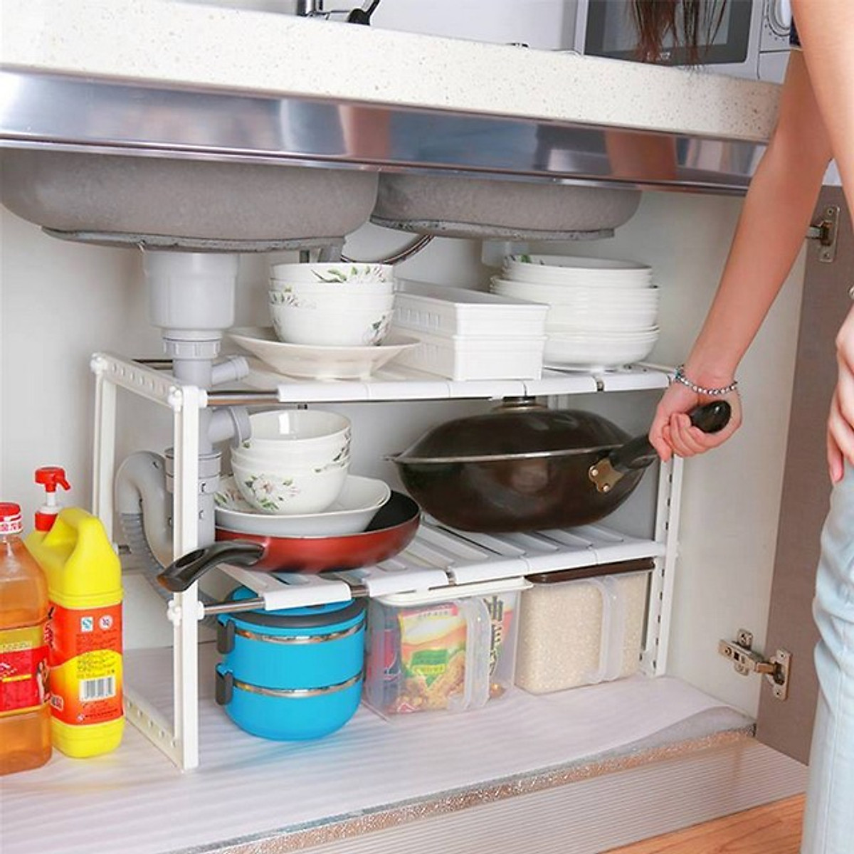 Nâng tầm lưu trữ cho căn bếp gia đình bằng những món phụ kiện nhỏ xinh với mức giá “rẻ không tưởng” - Ảnh 4.
