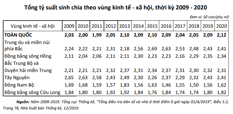 TP. HCM và Bình Dương có tỷ suất sinh thấp nhất cả nước, Đông Nam Bộ có tỷ suất sinh thấp nhất nhưng tăng dân số nhanh nhất - Ảnh 2.