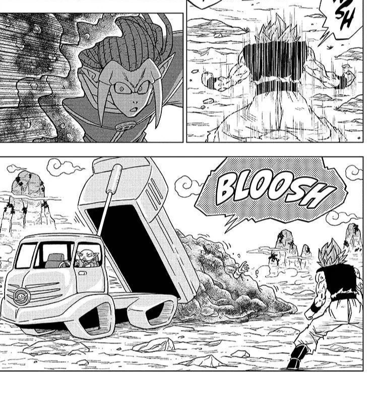 Dragon Ball Super chap 82: Chuyến du lịch ngân hà bất đắc dĩ của Gas khi cố gắng đuổi theo Goku - Ảnh 1.