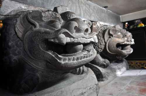 Hà Nội: Công bố quyết định công nhận Bảo vật quốc gia Đôi tượng sư tử đá thời Lý - Ảnh 2.