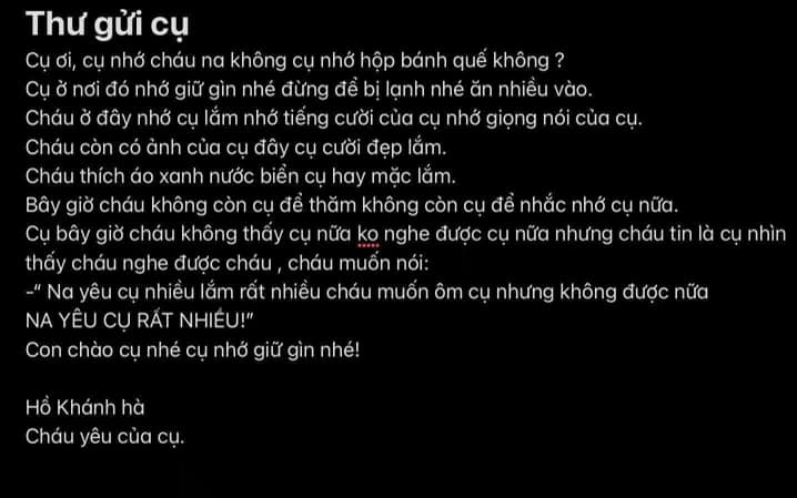 Con gái viết thư gửi người thân đã qua đời, Lưu Hương Giang tức tốc làm ngay điều này: &quot;Mới 10 tuổi mà cô bé đã có suy nghĩ quá sâu sắc&quot; - Ảnh 2.