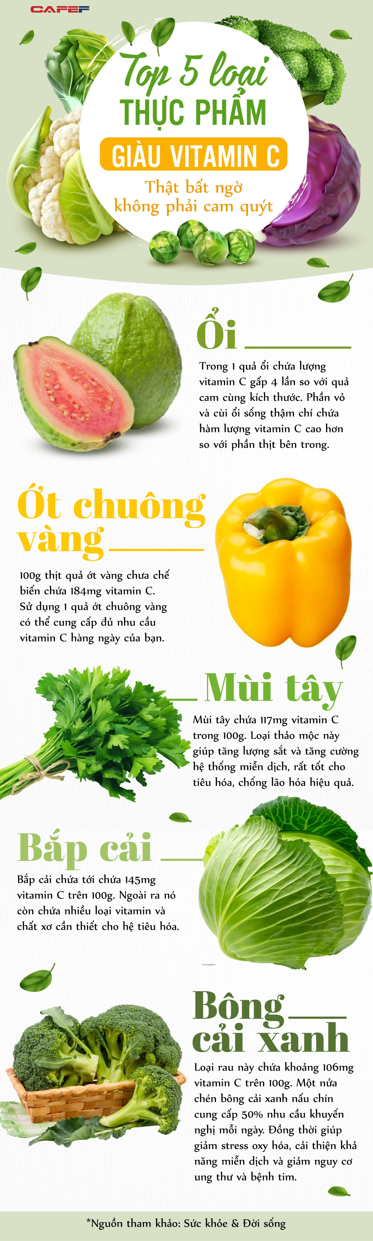 Không phải cam quýt, đây mới là TOP 5 thực phẩm giàu vitamin C nhất giúp tăng miễn dịch, chống lão hóa, phòng ung thư hiệu quả - Ảnh 2.