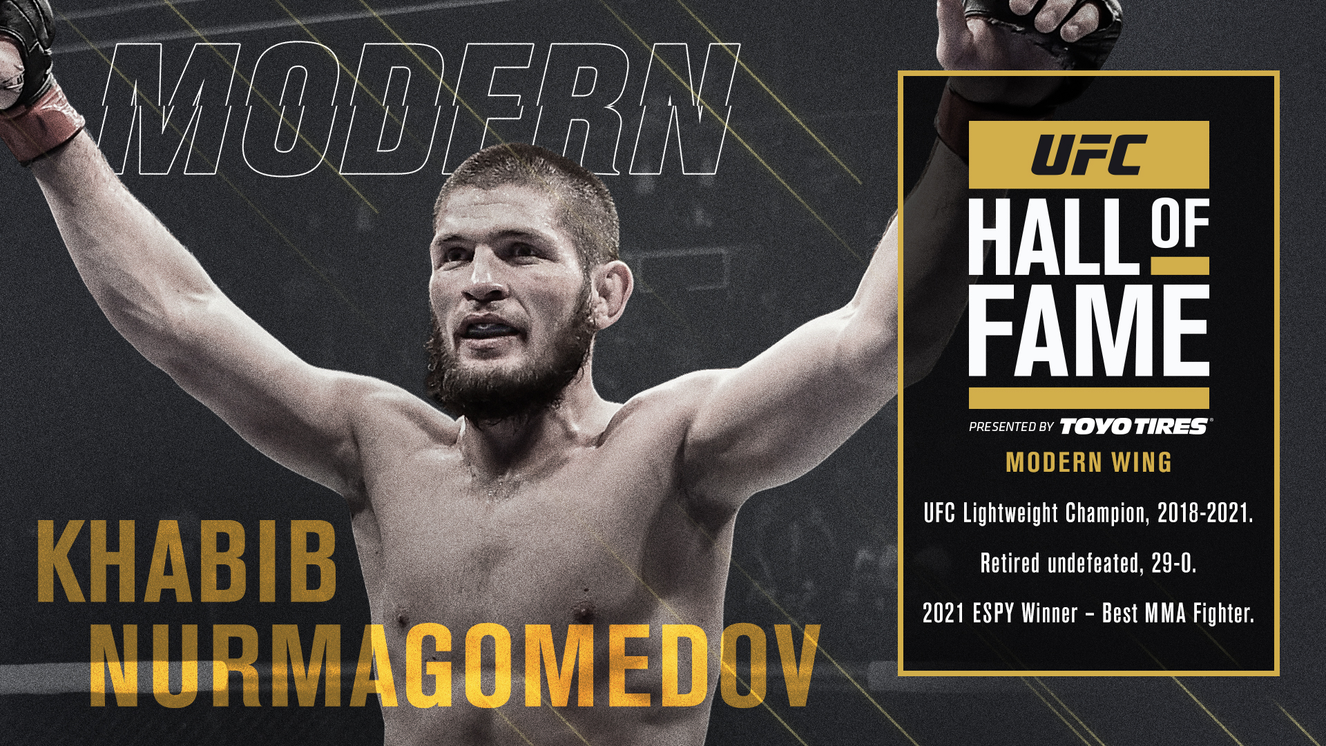 Chính thức: Khabib được UFC vinh danh, góp mặt trong &quot;Ngôi đền của những huyền thoại&quot; - Ảnh 1.