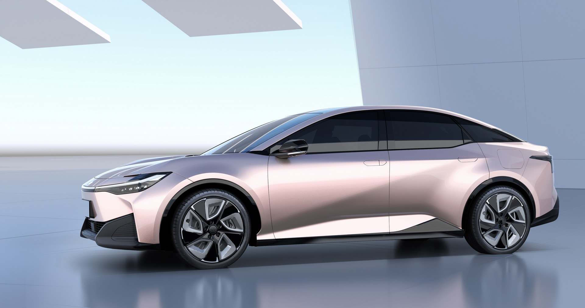 Xe điện thứ 2 từ Toyota lộ mặt: Kích thước tương đương Toyota Camry, màn hình giải trí khổng lồ - Ảnh 4.