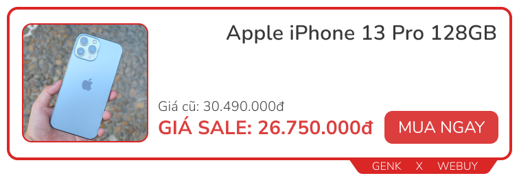 Loạt điện thoại sale mạnh mẽ đến 30%: iPhone rẻ chưa từng thấy, Z Flip3 còn dưới 20 triệu và nhiều deal “ngon” khác - Ảnh 4.