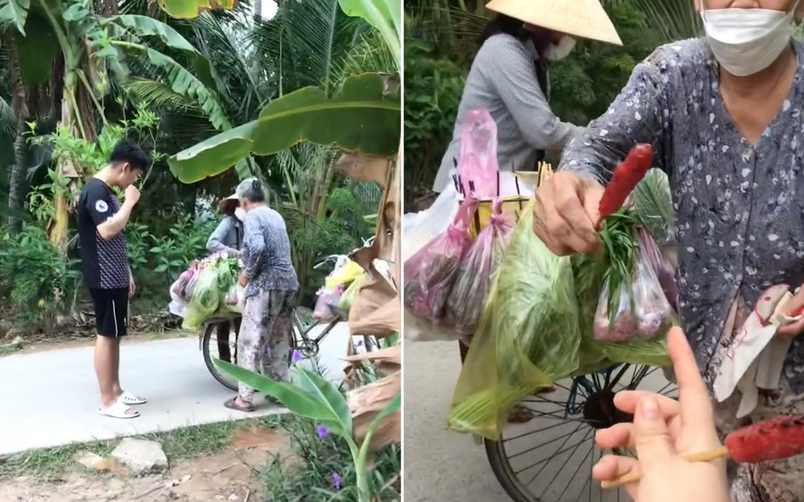 2 thanh niên lớn tồng ngồng vẫn xin bà nội tiền đi ăn vặt: Khung cảnh dễ thương đến lạ mà nhiều người ao ước có được - Ảnh 2.