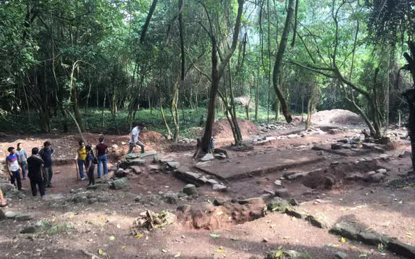 Khai quật khảo cổ tại địa điểm chùa Cao, tỉnh Bắc Giang - Ảnh 1.