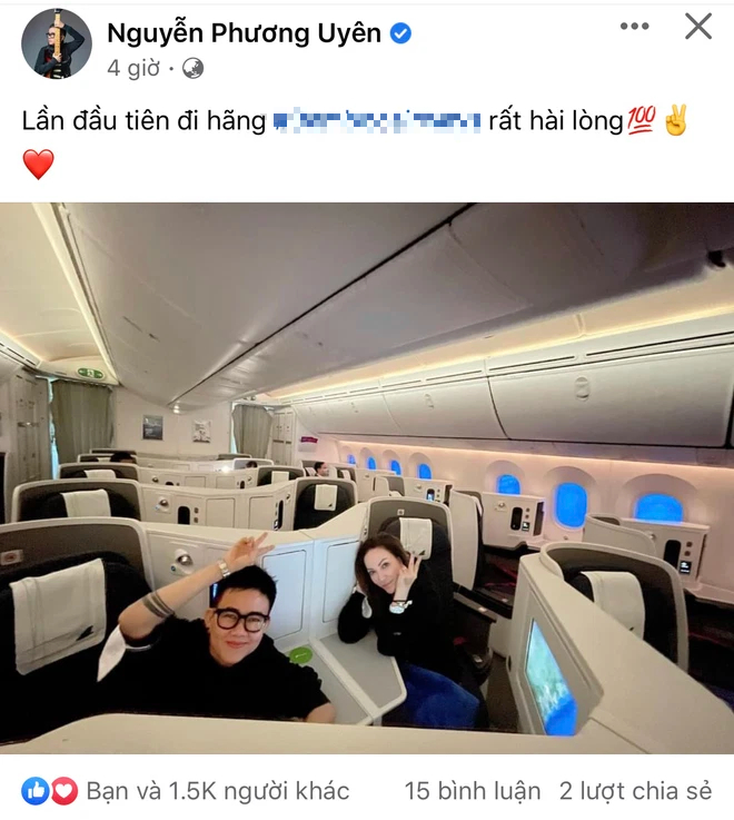 Phương Uyên đăng hình ảnh check-in máy bay cùng Thanh Hà, còn có 1 thay đổi nhằm khẳng định chủ quyền? - Ảnh 2.