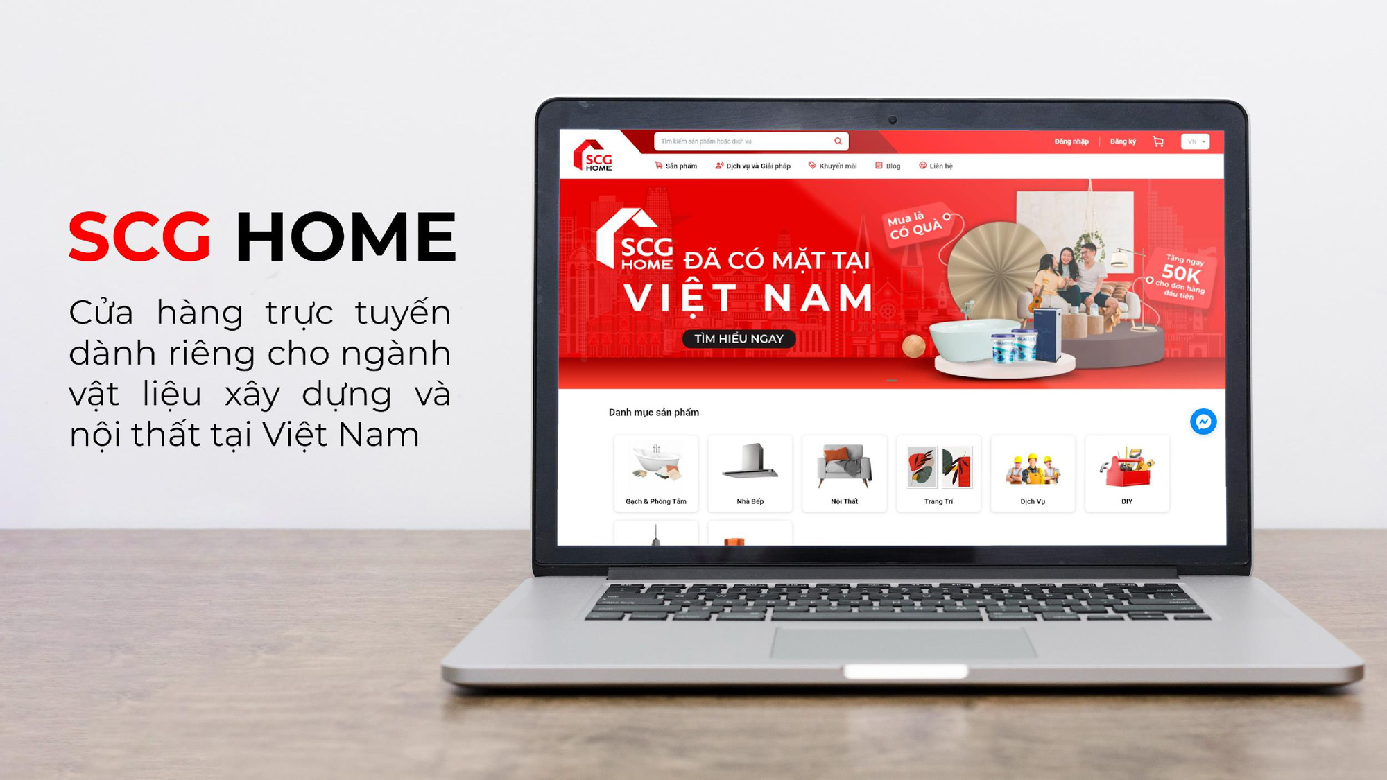 SCG ra mắt SCG Home - Cửa hàng trực tuyến dành riêng cho ngành vật liệu xây dựng và nội thất tại Việt Nam - Ảnh 1.