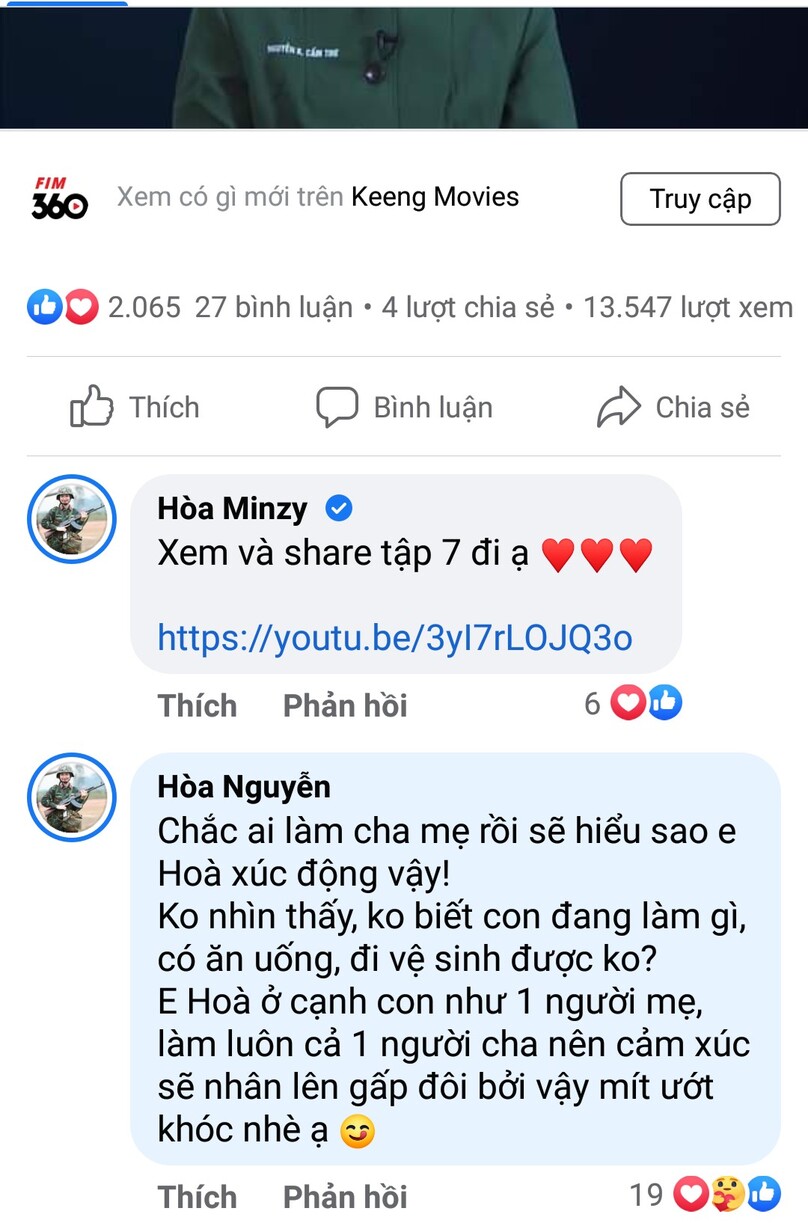 Hòa Minzy &quot;ăn cơm chan nước mắt&quot; vì nhớ Bo, lời tiểu đội trưởng an ủi càng thêm xúc động - Ảnh 3.