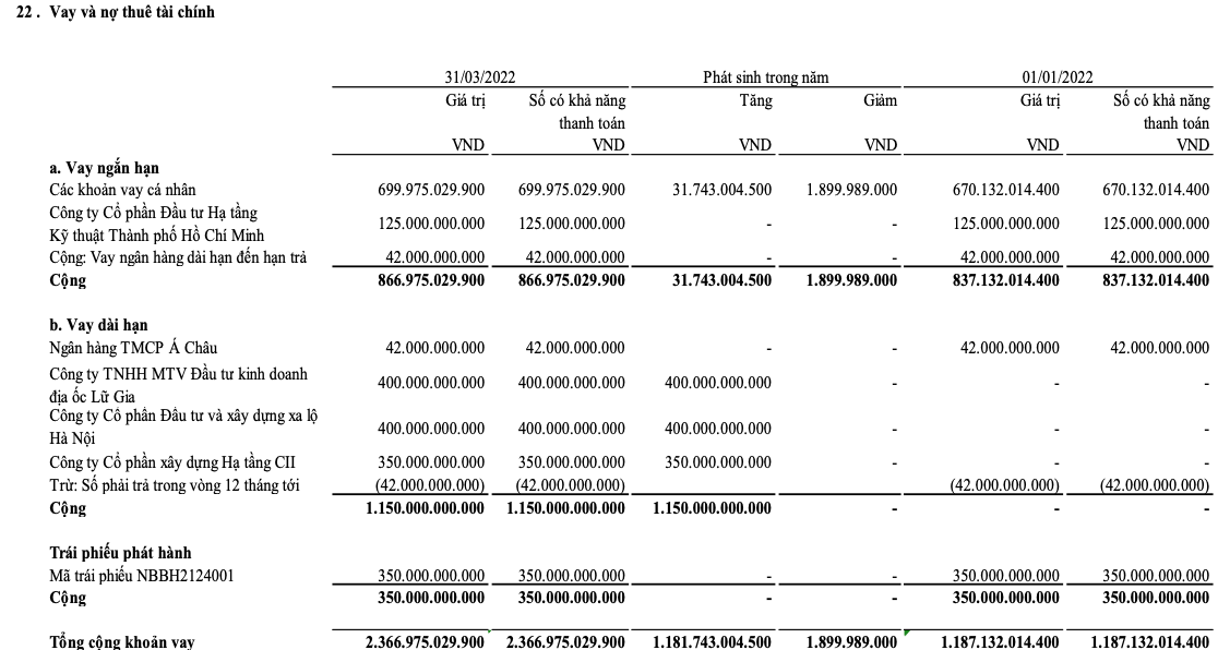 Gánh nặng chi phí tài chính, Năm Bảy Bảy (NBB) báo lãi quý 1/2022 giảm 95% so với cùng kỳ, dòng tiền đầu tư âm gần 1.300 tỷ - Ảnh 1.