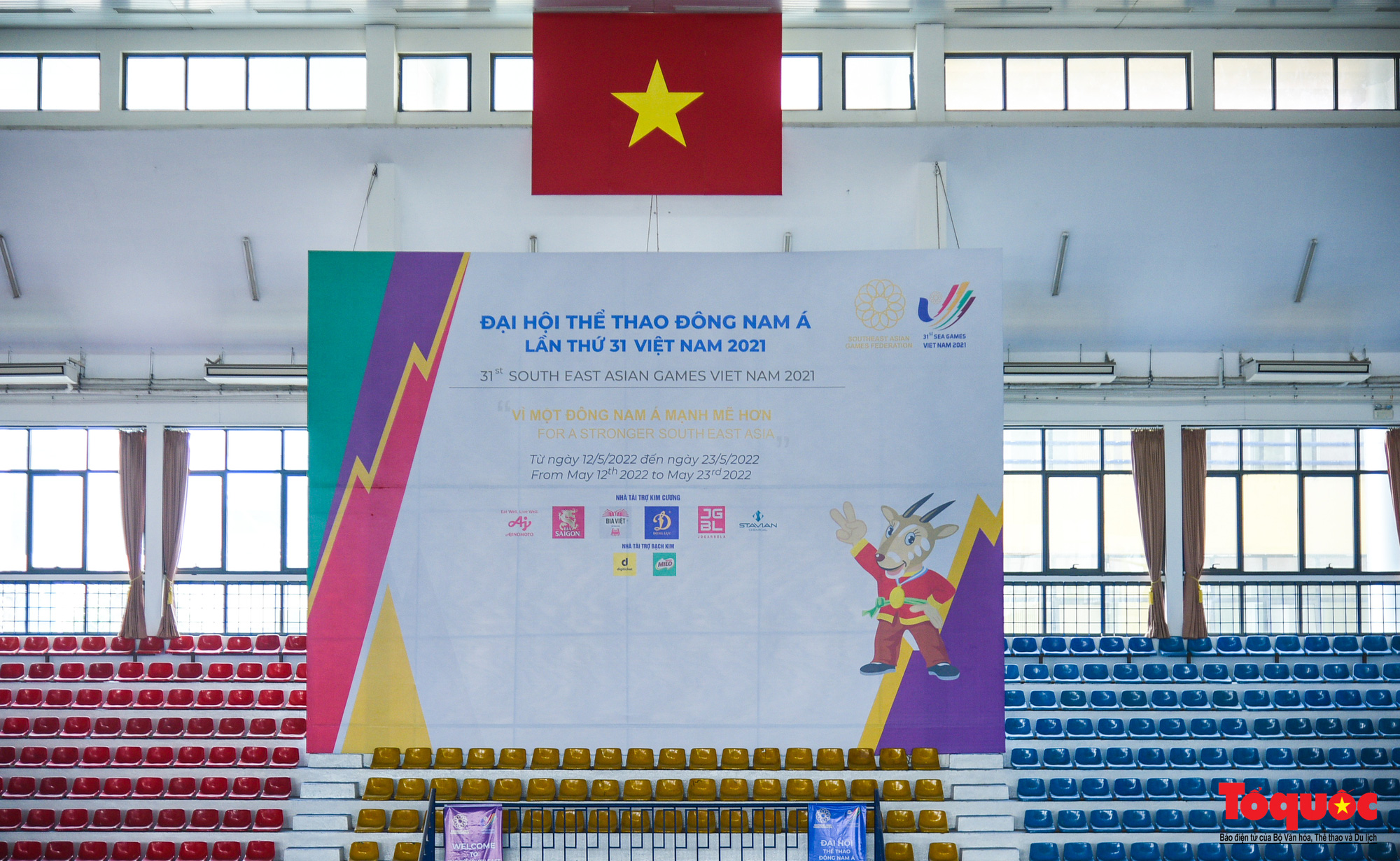 Cận cảnh nhà thi đấu hiện đại bộ môn billiards & snooker tại SEA Games 31 - Ảnh 10.