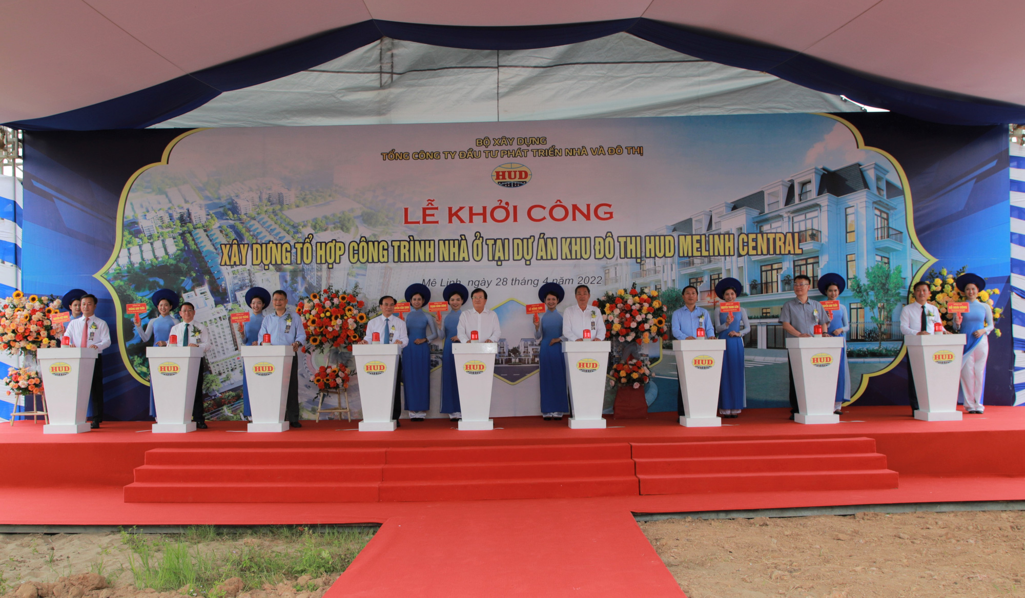 Khởi công xây dựng Tổ hợp dự án nhà ở tại huyện Mê Linh - Ảnh 6.