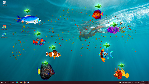 Biến màn hình máy tình thành bể cá ảo với Virtual Aquarium, miễn phí 100% - Ảnh 3.