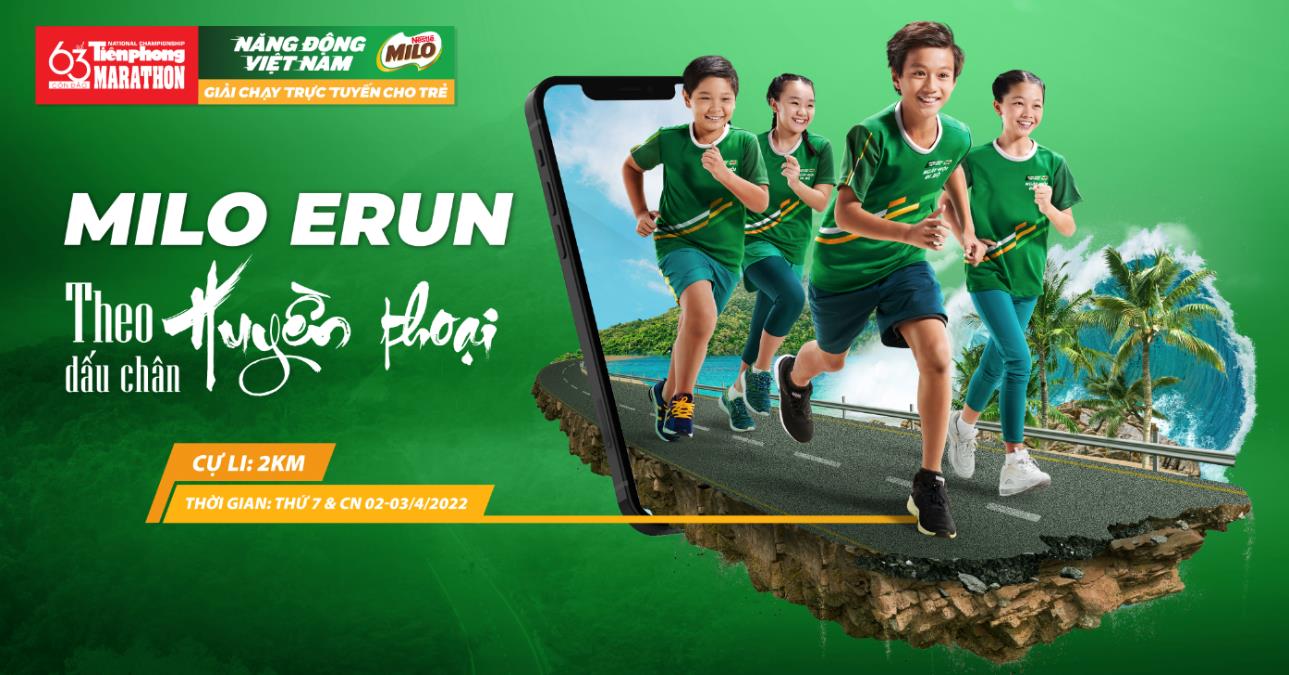 Nestlé MILO lần đầu tổ chức Giải chạy bộ trực tuyến cho trẻ em MILO Erun - Ảnh 1.