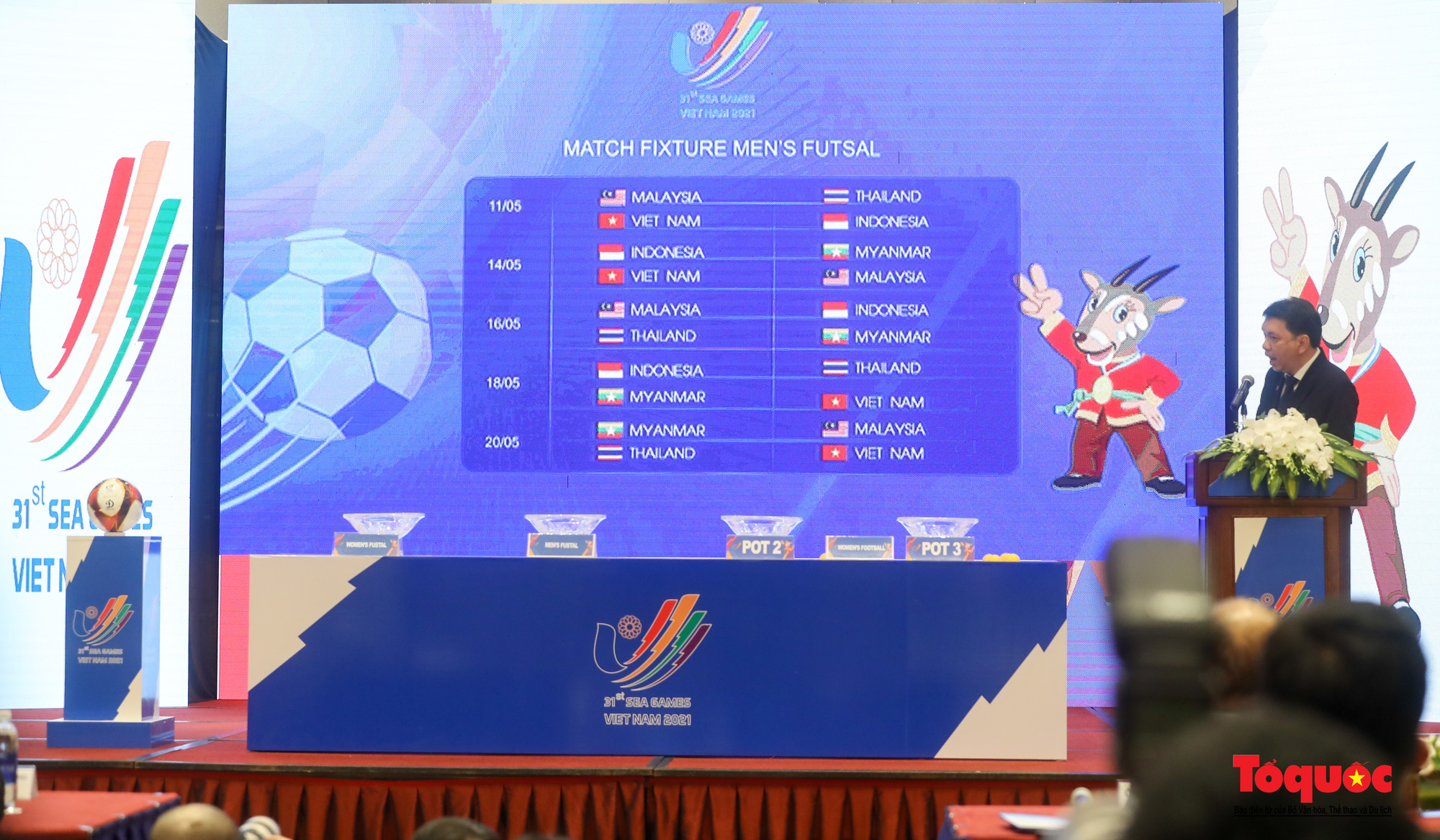 Bốc thăm môn bóng đá SEA Games 31: U23 Việt Nam và Indonesia gặp nhau ở trận mở màn - Ảnh 12.