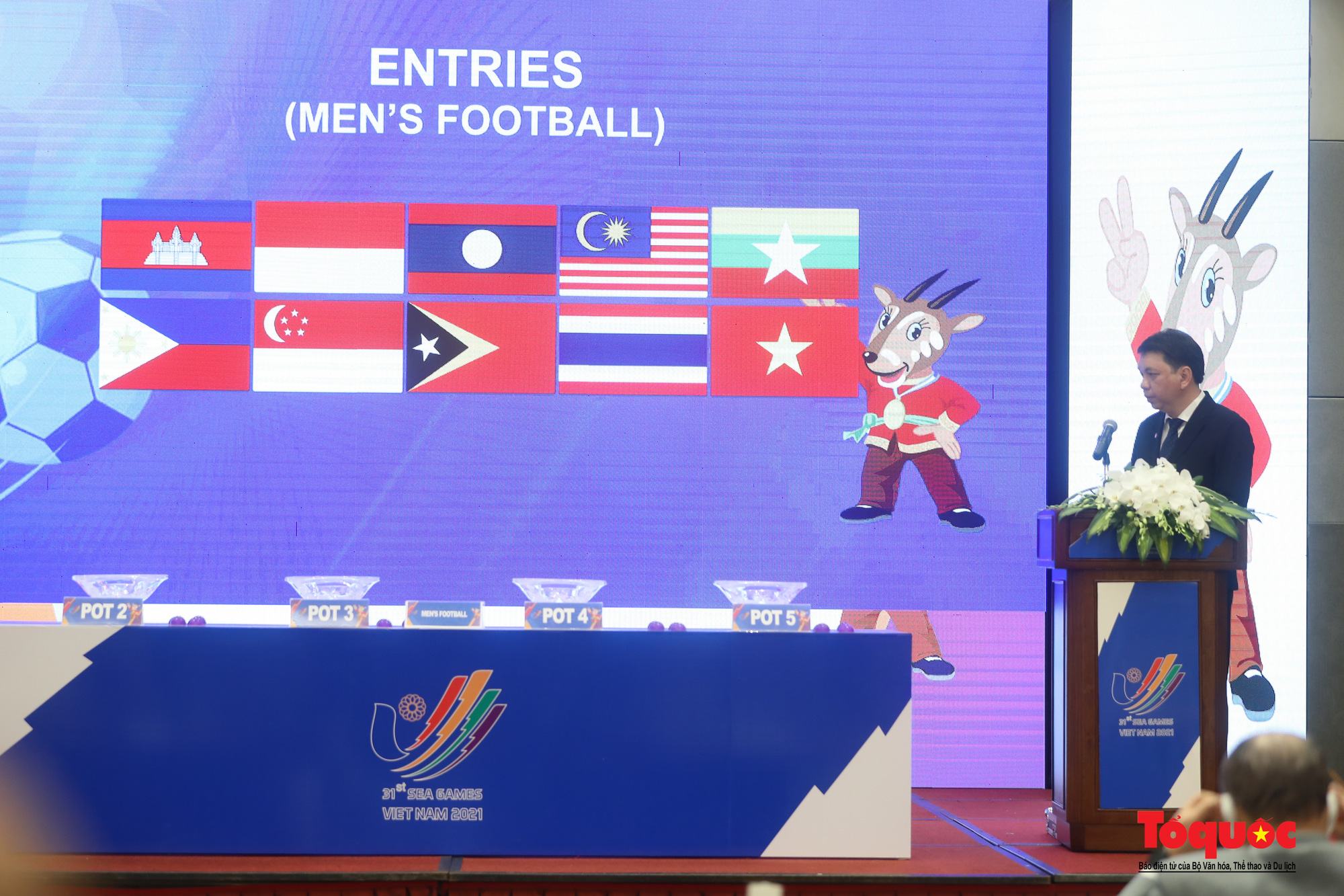 Bốc thăm môn bóng đá SEA Games 31: U23 Việt Nam và Indonesia gặp nhau ở trận mở màn - Ảnh 3.