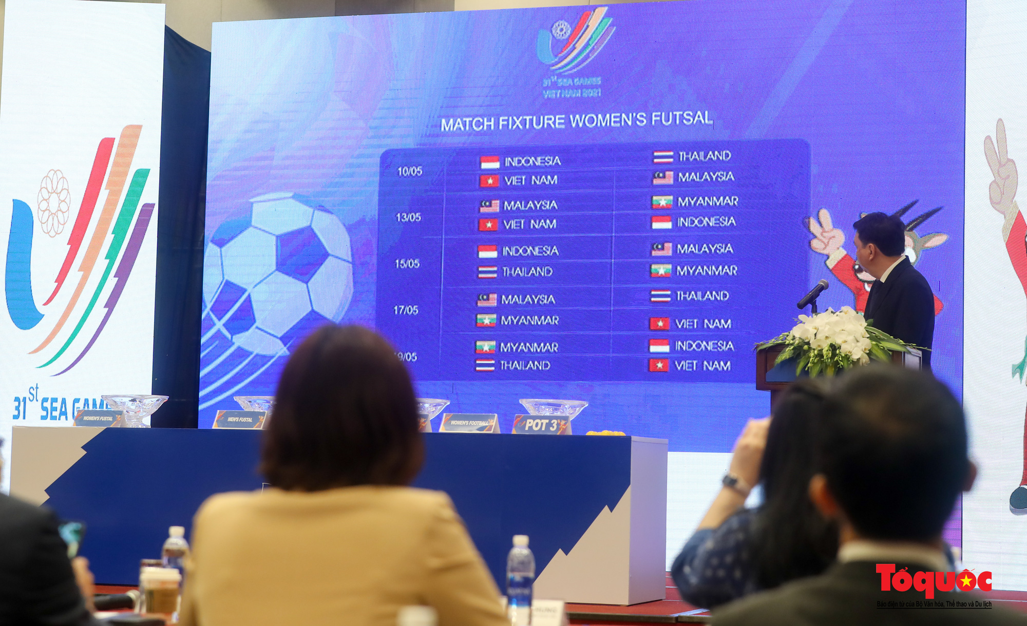 Bốc thăm môn bóng đá SEA Games 31: U23 Việt Nam và Indonesia gặp nhau ở trận mở màn - Ảnh 11.