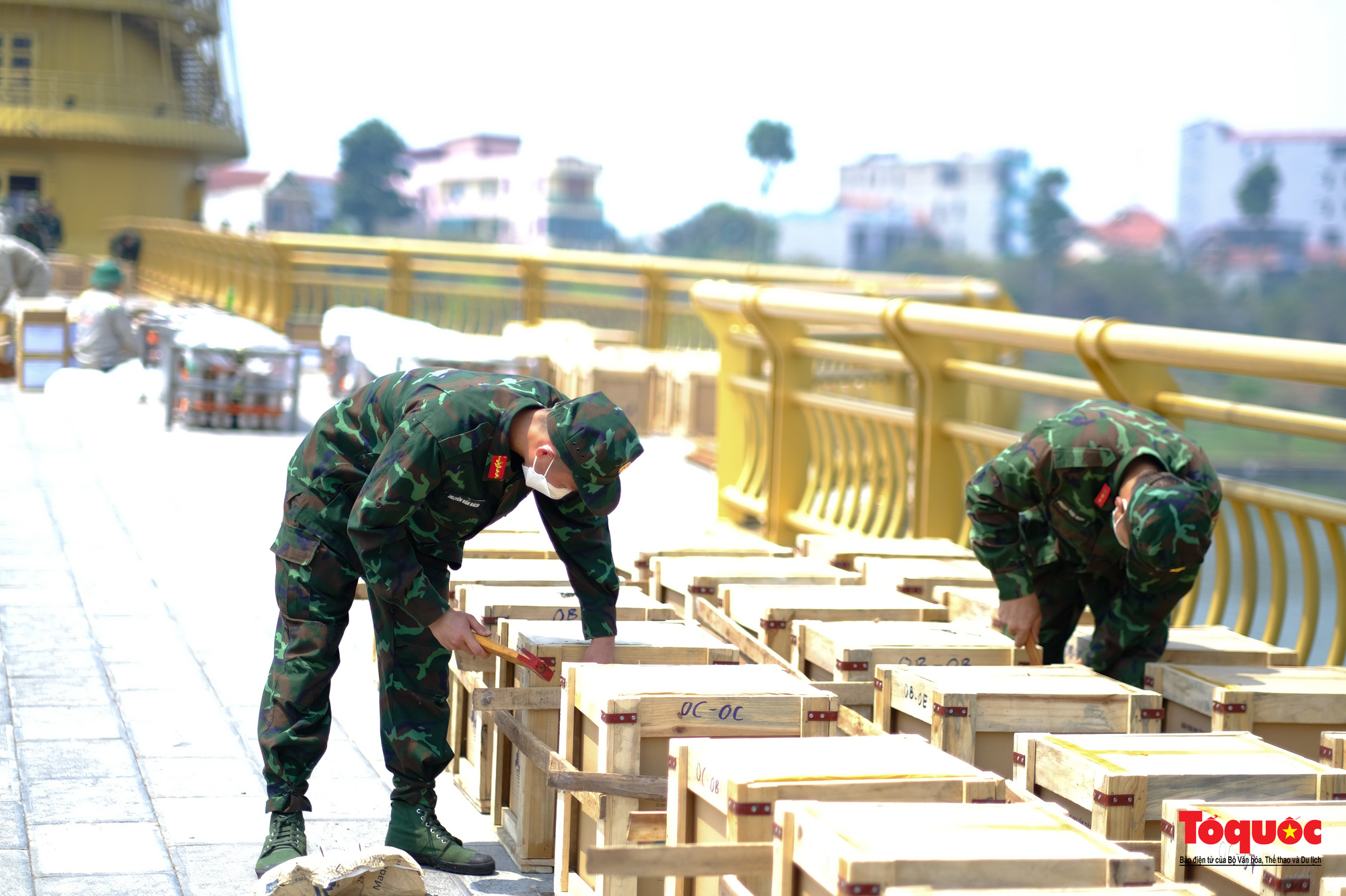 Phú Thọ: Cận cảnh trận địa pháo hoa tầm cao sẵn sàng khai hỏa dịp Giỗ Tổ Hùng Vương 2022 - Ảnh 3.