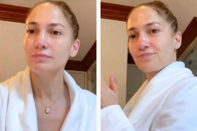 Cận cảnh mặt mộc ở tuổi 52 của Jennifer Lopez, nhan sắc chuẩn &quot;visual&quot; hơn cả khi trang điểm - Ảnh 3.