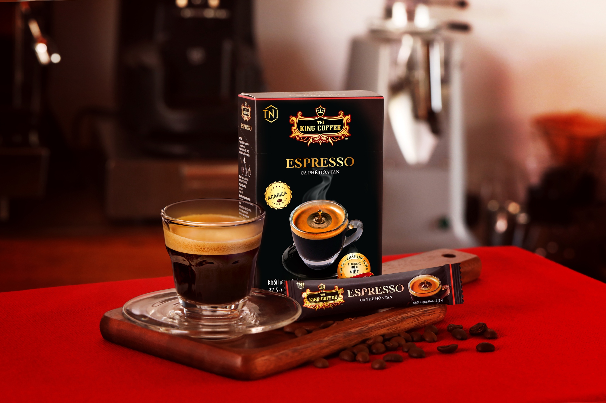 King Coffee Espresso đậm vị cà phê Ý