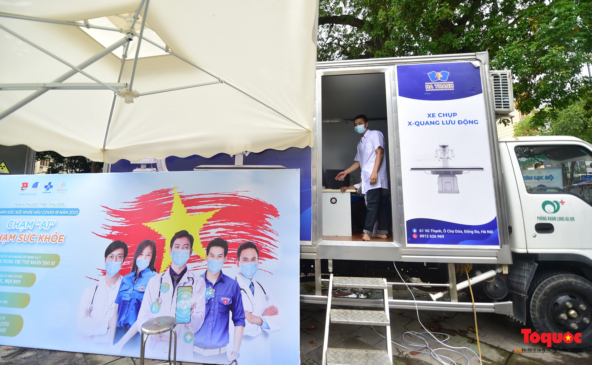 Hà Nội: Khám sức khỏe miễn phí cho hơn 3000 tình nguyện viên SEA Games 31 - Ảnh 6.