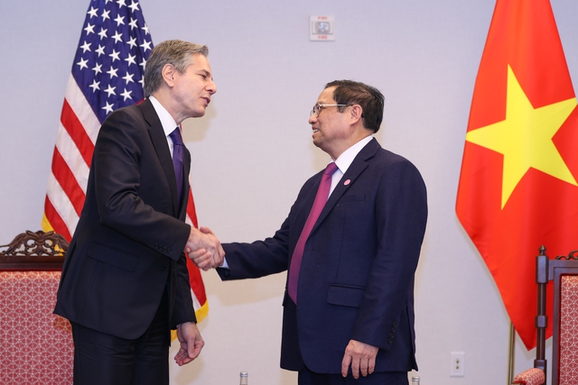 Thủ tướng Chính phủ Phạm Minh Chính đề nghị Mỹ tiếp tục thúc đẩy các hoạt động hợp tác, hỗ trợ Việt Nam - Ảnh 1.