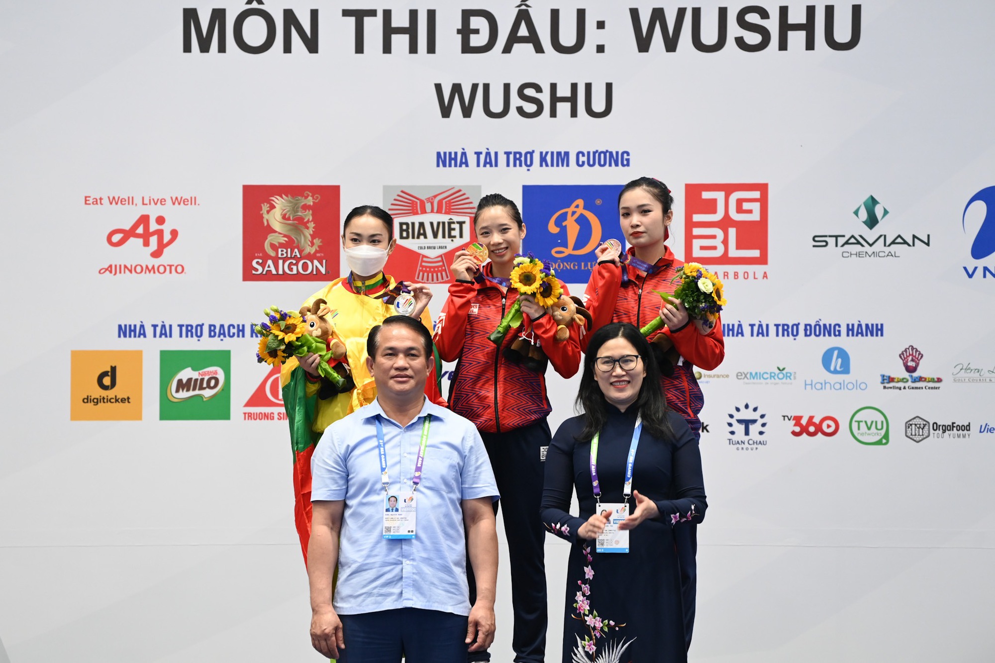 SEA Games 31: Dàn mỹ nhân Wushu Việt Nam liên tục giành Huy chương cho đoàn TTVN - Ảnh 27.