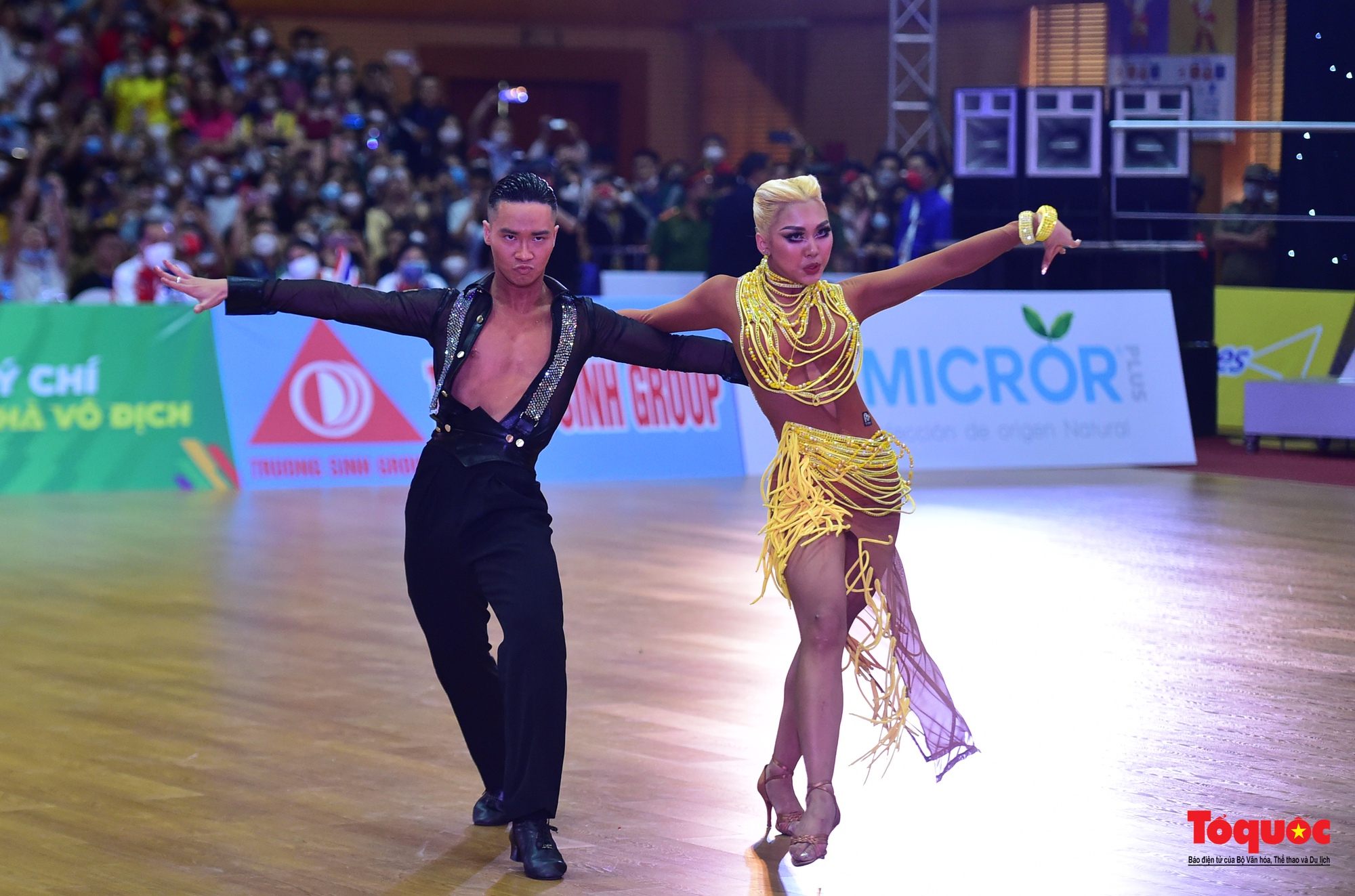 SEA Games 31: Dance Sport Việt Nam liên tục &quot;gặt vàng' trong ngày ra quân - Ảnh 9.