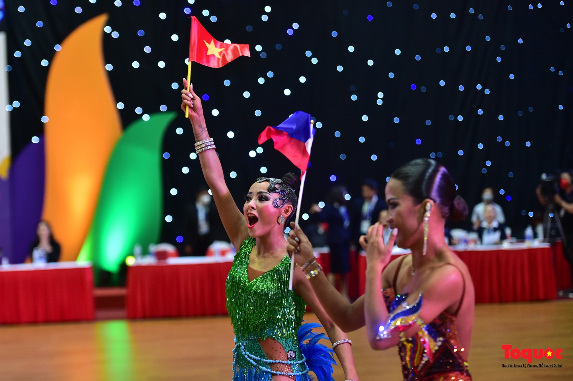 SEA Games 31: Dance Sport Việt Nam liên tục &quot;gặt vàng' trong ngày ra quân - Ảnh 19.