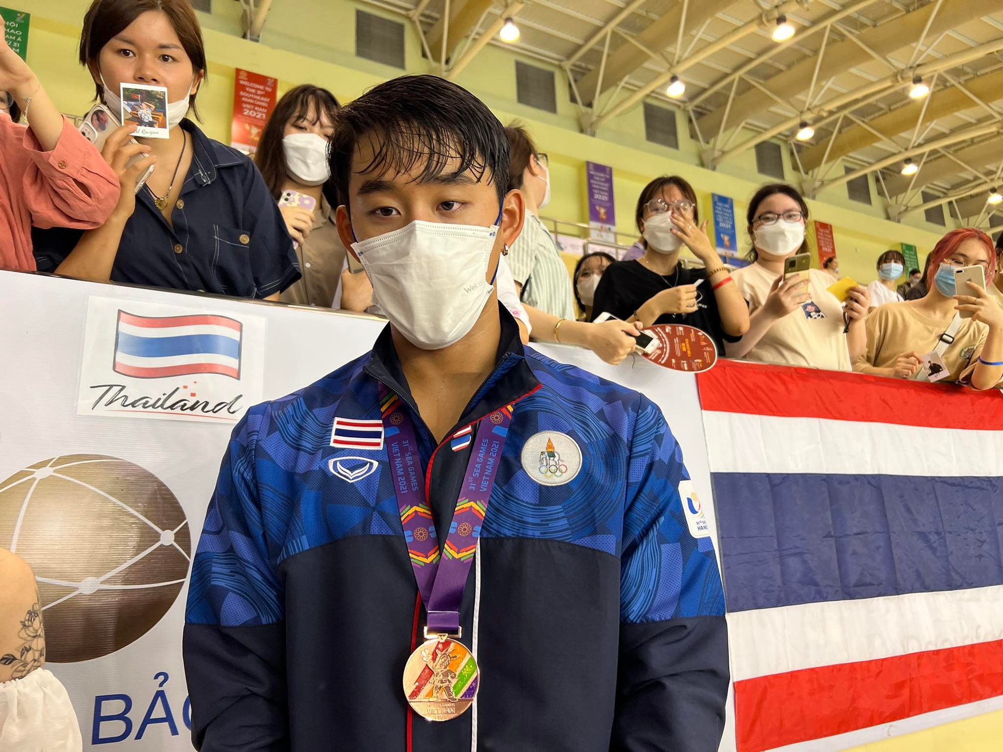 Nhan sắc nam diễn viên "Love By Chance 2" cùng ĐT bơi Thái Lan giành huy chương tại SEA Games 31  - Ảnh 1.