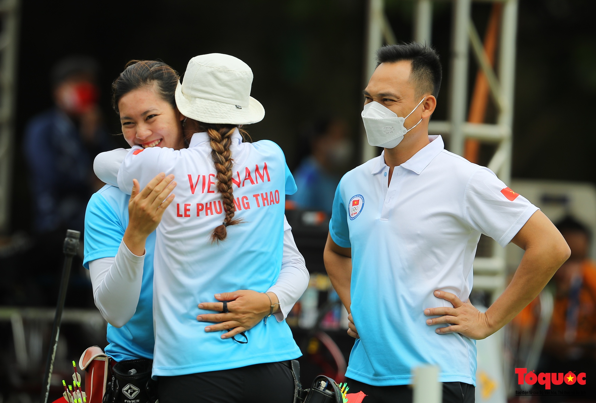 SEA Games 31: Cung thủ Lê Phương Thảo giành quyền tranh HCV nội dung cung 3 dây cá nhân nữ  - Ảnh 17.