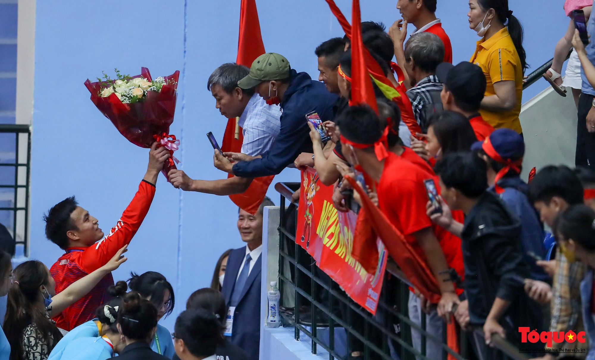 Chùm ảnh: Môn Vật &quot;gặt vàng&quot; trong ngày đầu ra quân tại SEA Games 31 - Ảnh 29.