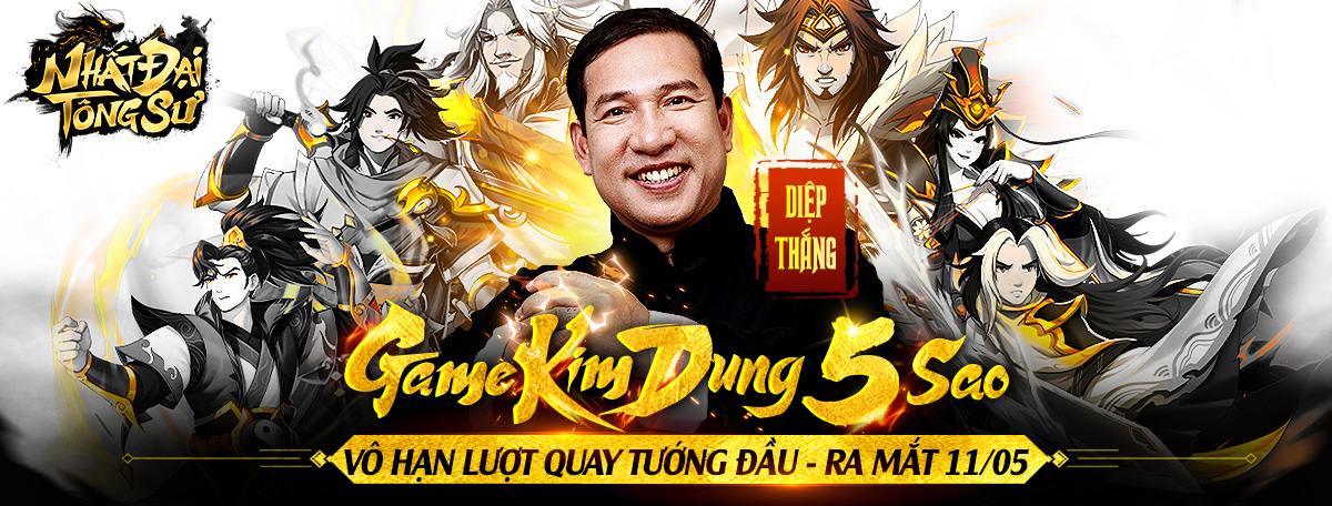Game Kim Dung TOP 1 hiện nay: Nhất Đại Tông Sư chính thức mở đăng ký, chốt ra mắt 11/5, tặng Mộ Dung Phục - Dương Quá - Hoàng Dung - Ảnh 1.