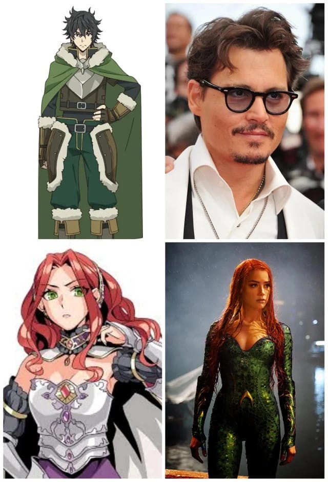 Meme Shield Hero gây sốt trên mạng xã hội nhờ vụ kiện giữa Amber Heard và Johnny Deep - Ảnh 1.