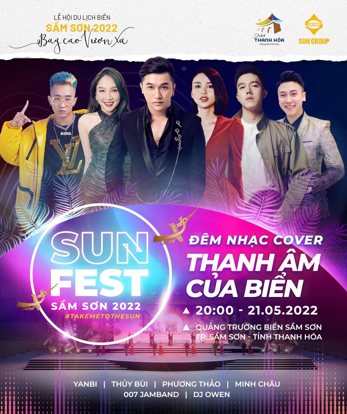 Đêm Sun Fest Sầm Sơn 21/5- những bản cover hứa hẹn sẽ khiến khán giả bùng nổ - Ảnh 1.