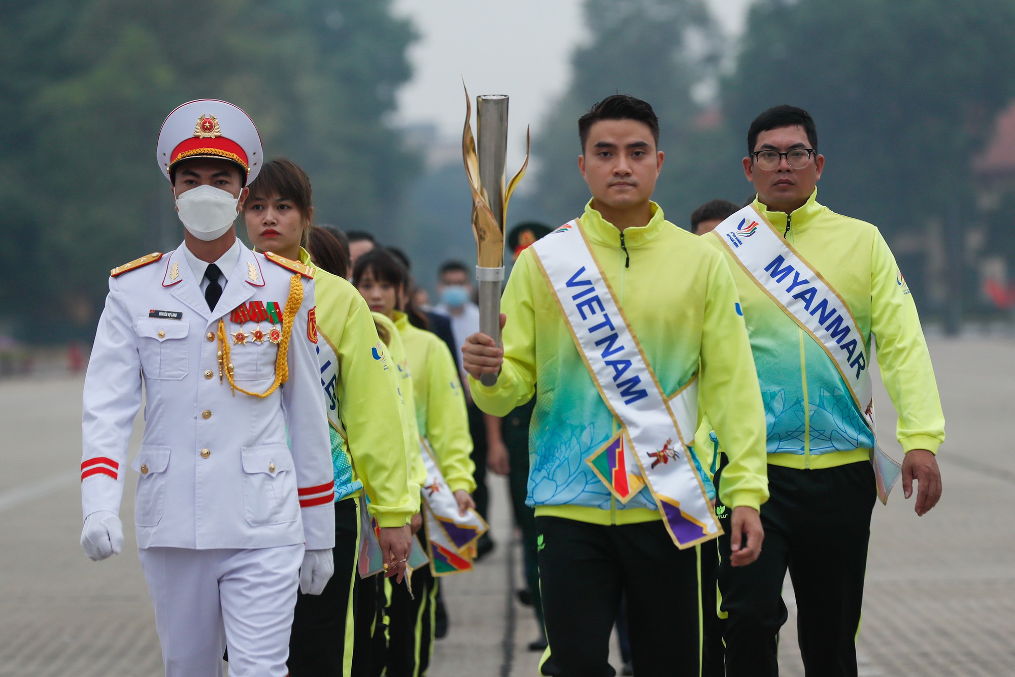 11 VĐV tiêu biểu Hà Nội tham gia Lễ xin lửa SEA Games 31  - Ảnh 3.