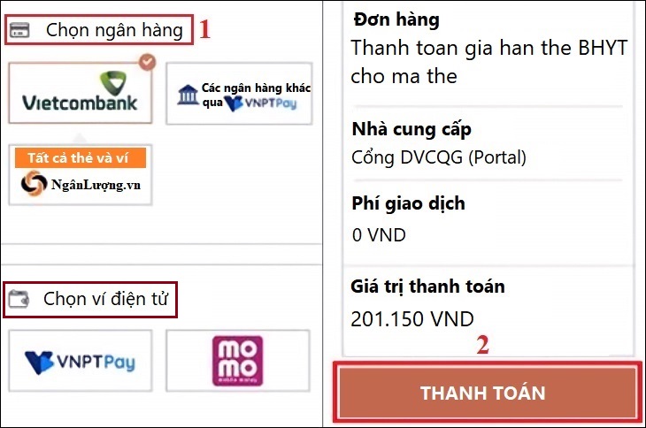 Cách gia hạn BHYT và đóng BHXH online thông qua Cổng Dịch vụ công Quốc gia - Ảnh 5.