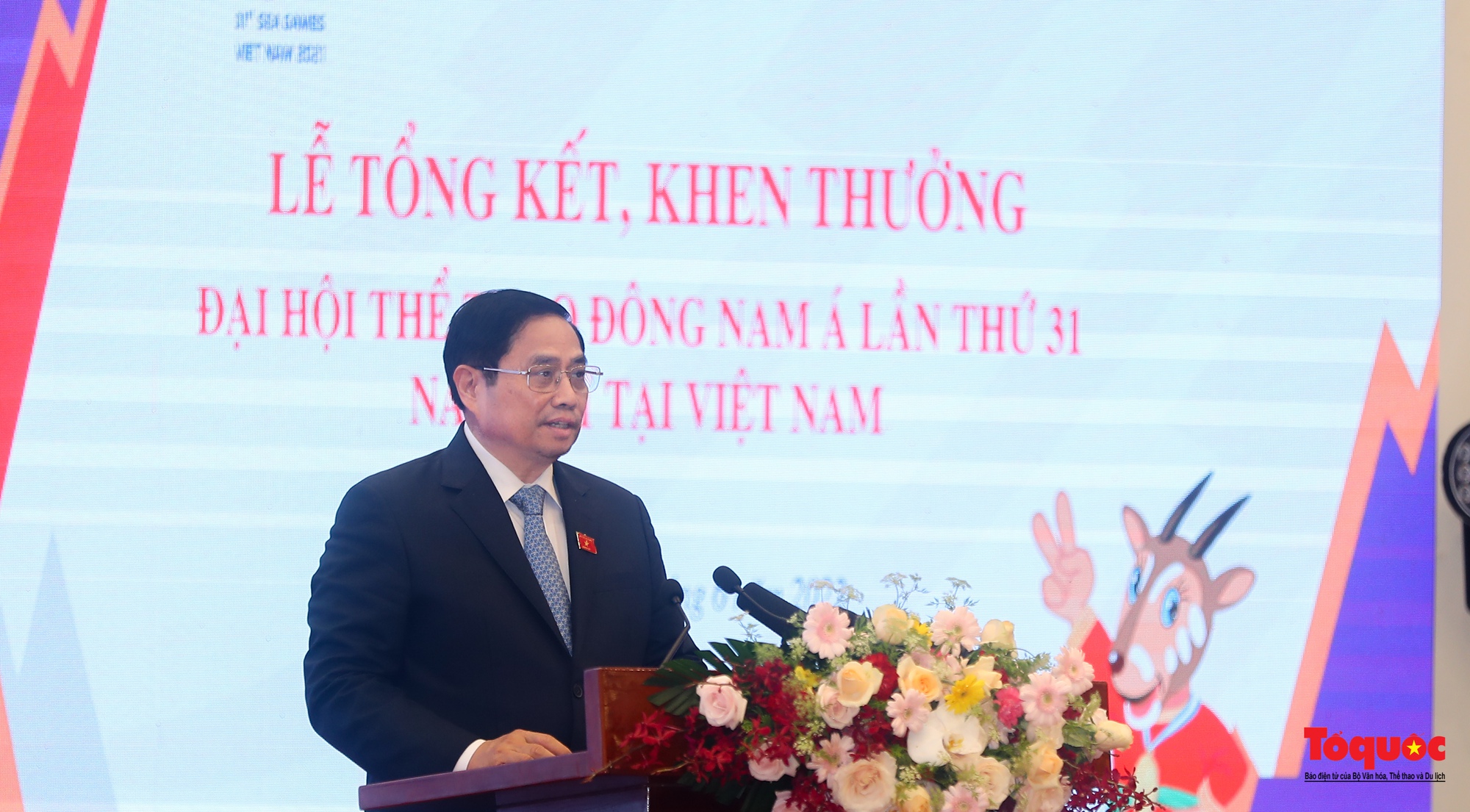 Chùm ảnh: Lễ Tổng kết, khen thưởng Đoàn Thể thao Việt Nam tham dự SEA Games 31 - Ảnh 8.