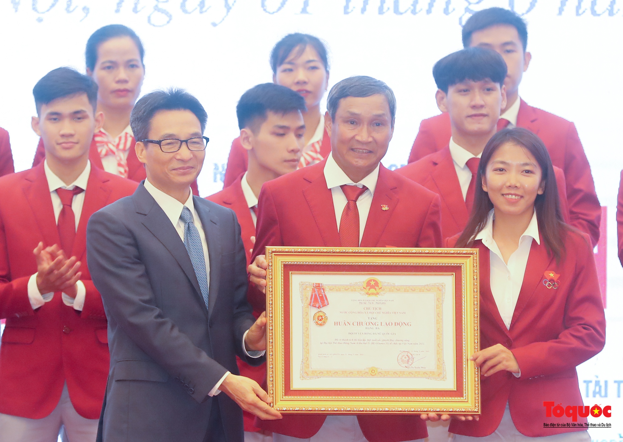 Chùm ảnh: Lễ Tổng kết, khen thưởng Đoàn Thể thao Việt Nam tham dự SEA Games 31 - Ảnh 14.