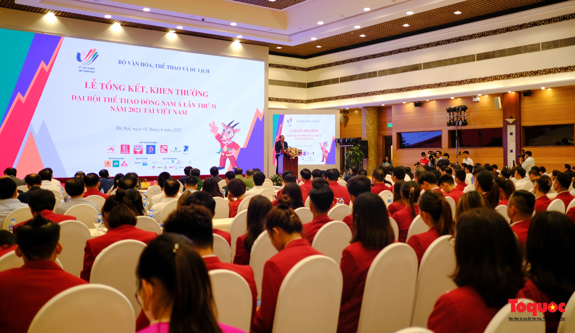 Chùm ảnh: Lễ Tổng kết, khen thưởng Đoàn Thể thao Việt Nam tham dự SEA Games 31 - Ảnh 11.