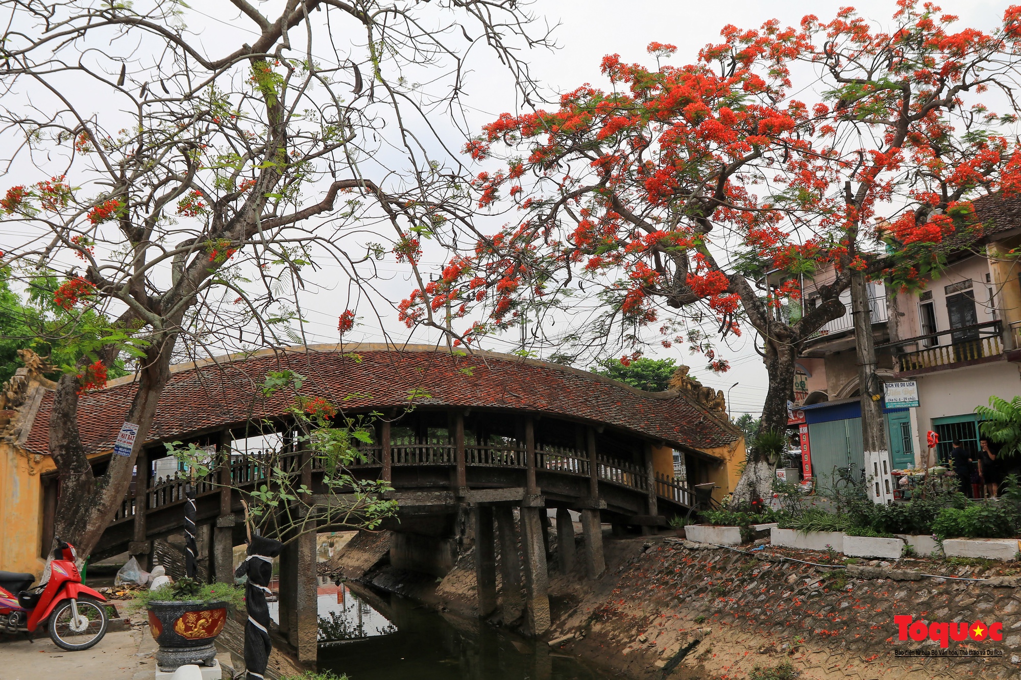 Vẻ đẹp của cây cầu ngói trên 500 tuổi tại Nam Định - Ảnh 12.