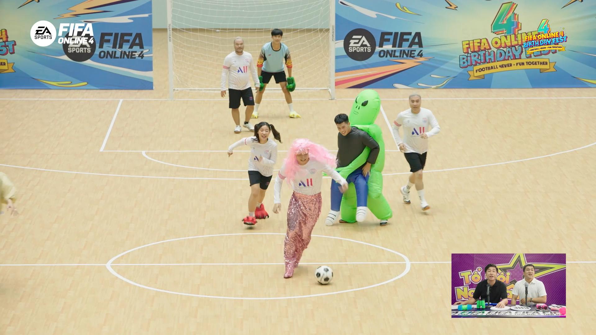 Độ Mixi, Đình Trọng đả bại Vinh Râu, Tiến Dũng trong Gameshow thực tế mừng sinh nhật FIFA Online 4 Birthday Fest - Ảnh 7.