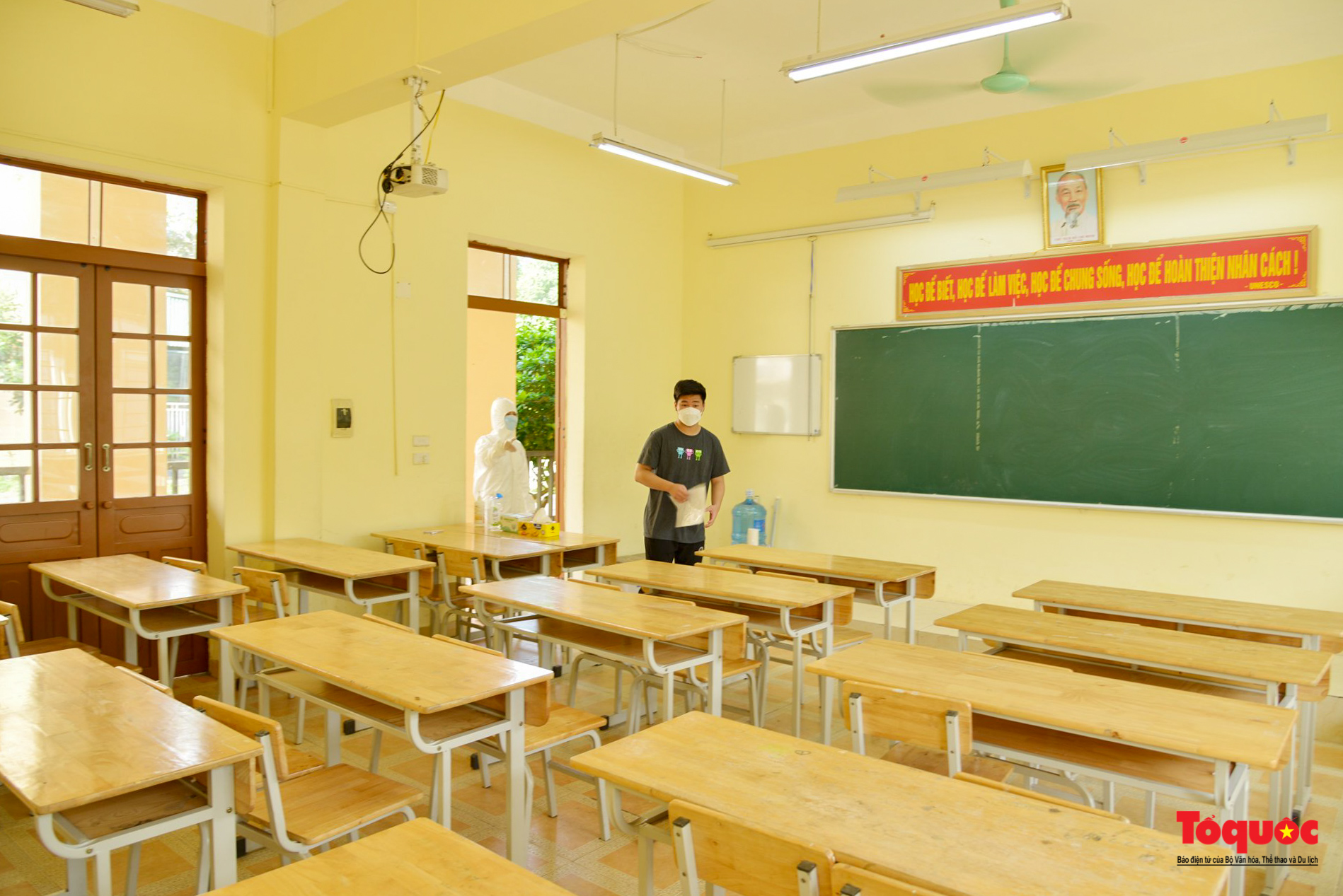 Hà Nội: Phòng thi &quot;đặc biệt&quot; của kỳ tuyển sinh lớp 10 năm học 2022-2023 - Ảnh 3.