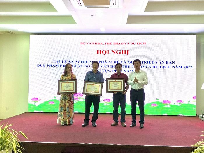Tăng cường công tác xây dựng và thực thi pháp luật của Ngành VHTTDL gắn với thực tiễn, cơ sở - Ảnh 1. Tăng cường công tác xây dựng và thực thi pháp luật của Ngành VHTTDL gắn với thực tiễn, cơ sở - Ảnh 1.