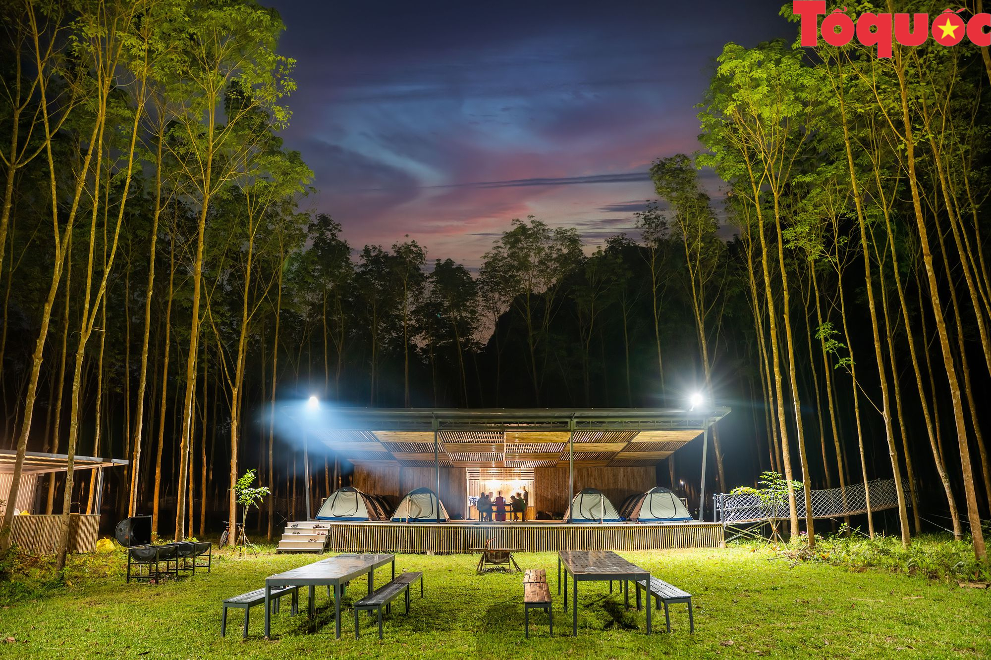 Quảng Bình: Độc đáo khu cắm trại với hệ thống làm mát tự nhiên như ở trong hang động - Ảnh 3.