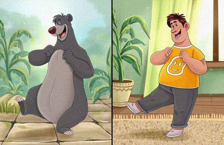 Ngạc nhiên với dung nhan của 15 con vật trong phim hoạt hình Disney khi biến hóa thành con người - Ảnh 1.